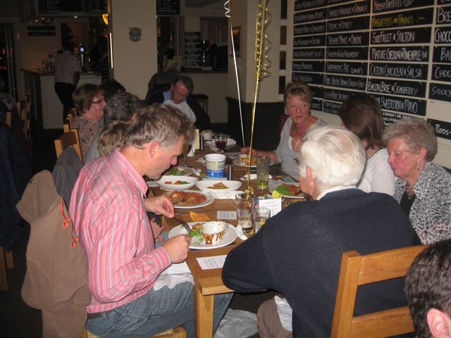 Photographs taken during the Autumn Supper in the White Lion in October 2008